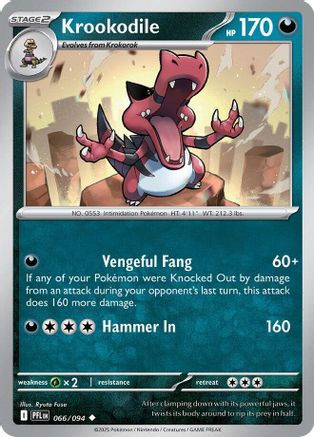 Krookodile (066/094) ME02 Phantasmal Flames - Uncommon