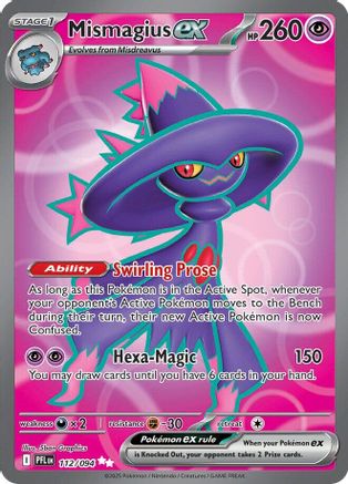 Mismagius ex (112/094) - Holofoil ME02 Phantasmal Flames - Ultra Rare