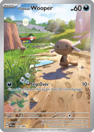 Paldean Wooper (102/094) - Holofoil ME02 Phantasmal Flames - Illustration Rare