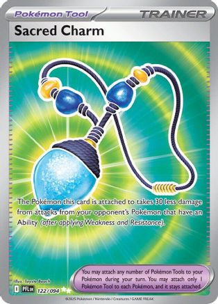 Sacred Charm (122/094) - Holofoil ME02 Phantasmal Flames - Ultra Rare