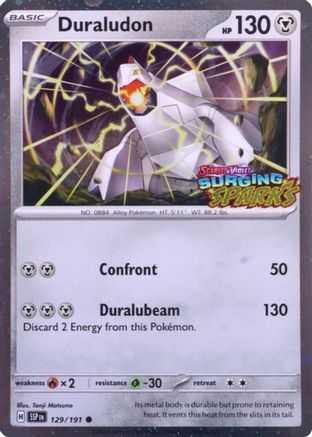 Duraludon (Surging Sparks) (129 - Holofoil Miscellaneous Cards & Products - Common