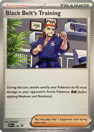 Black Belt's Training (220 SV Scarlet & Violet Promo Cards - Promo