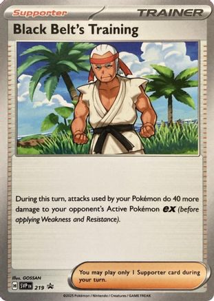 Black Belt's Training (219 SV Scarlet & Violet Promo Cards - Promo
