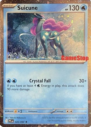 Suicune (Cosmos Holo) (Gamestop Exclusive) (026 - Holofoil Miscellaneous Cards & Products - Promo