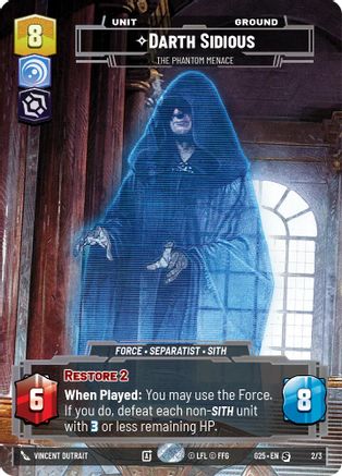 Darth Sidious - The Phantom Menace (2/3) - 2025 Gift Box Foil