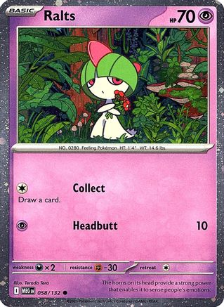Ralts (Cosmos Holo) (058 - Holofoil Miscellaneous Cards & Products - Common