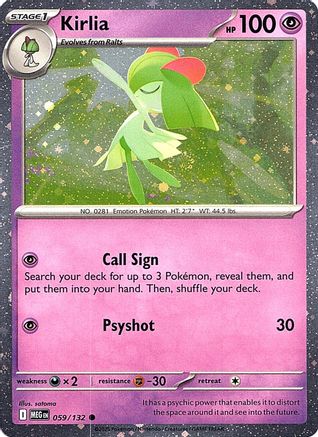 Kirlia (Cosmos Holo) (059 - Holofoil Miscellaneous Cards & Products - Common
