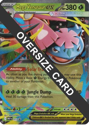 Mega Venusaur ex (013 - Holofoil Jumbo Cards - Promo