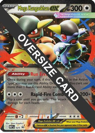 Mega Kangaskhan ex (025 - Holofoil Jumbo Cards - Promo