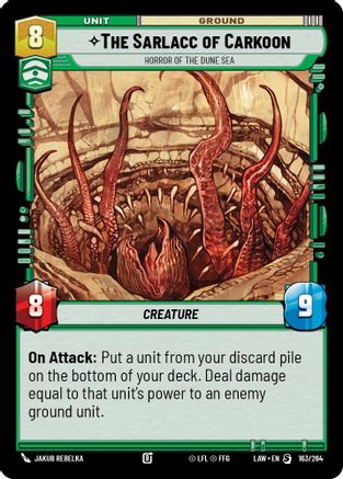The Sarlacc of Carkoon - Horror of the Dune Sea (163/264) - A Lawless Time