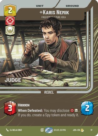 Karis Nemik - Freedom is a Pure Idea (17) - Judge Promos Foil