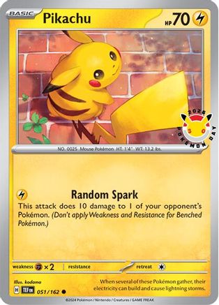 Pikachu (Pokemon Day 2026) (051) - Holofoil Miscellaneous Cards & Products - Common