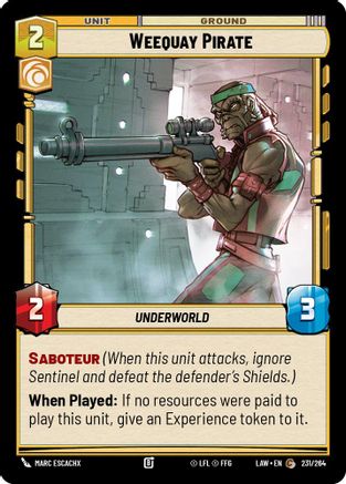 Weequay Pirate (231/264) - A Lawless Time