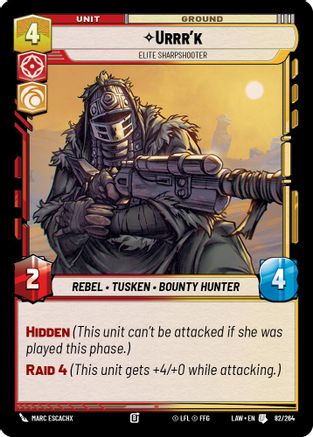 Urrr'k - Elite Sharpshooter (82/264) - A Lawless Time