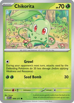 Chikorita (008) ME Ascended Heroes - Common
