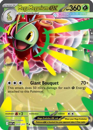 Mega Meganium ex (010/217) - Holofoil ME Ascended Heroes - Double Rare