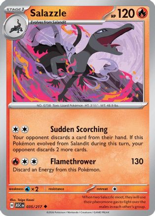 Salazzle (035/217) ME Ascended Heroes - Uncommon