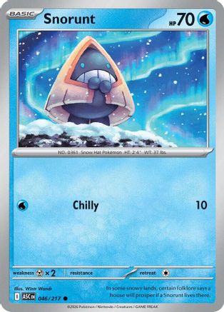 Snorunt (046/217) - Reverse Holofoil ME Ascended Heroes - Common