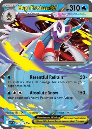 Mega Froslass ex (047/217) - Holofoil ME Ascended Heroes - Double Rare