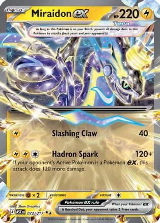 Miraidon ex (073) - Holofoil ME Ascended Heroes - Double Rare