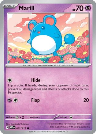 Marill (083/217) - Reverse Holofoil ME Ascended Heroes - Common