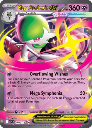 Mega Gardevoir ex (089) - Holofoil ME Ascended Heroes - Double Rare