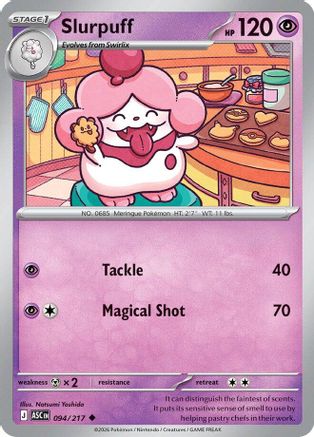 Slurpuff (094/217) ME Ascended Heroes - Uncommon