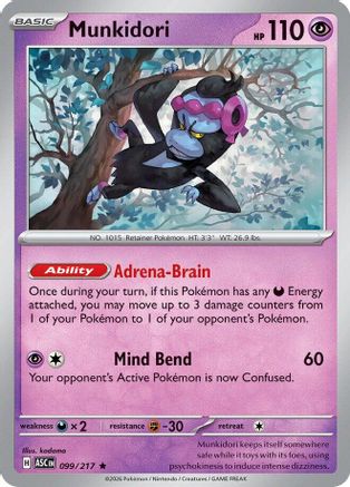 Munkidori (099) - Reverse Holofoil ME Ascended Heroes - Rare