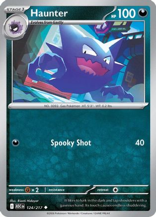 Haunter (124) - Reverse Holofoil ME Ascended Heroes - Uncommon