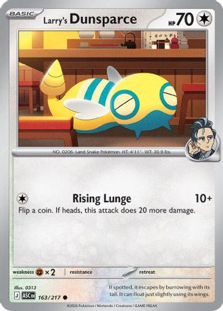 Larry's Dunsparce (163) ME Ascended Heroes - Common