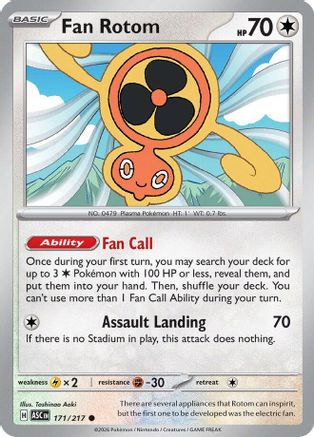 Fan Rotom (171/217) ME Ascended Heroes - Common
