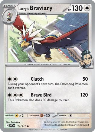 Larry's Braviary (174) - Reverse Holofoil ME Ascended Heroes - Uncommon