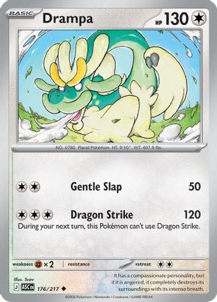 Drampa (176) - Reverse Holofoil ME Ascended Heroes - Uncommon
