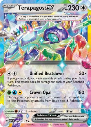 Terapagos ex (179) - Holofoil ME Ascended Heroes - Double Rare