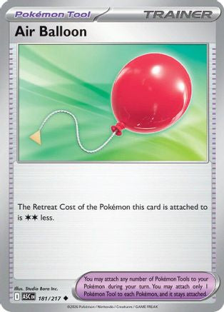 Air Balloon (181) - Reverse Holofoil ME Ascended Heroes - Uncommon