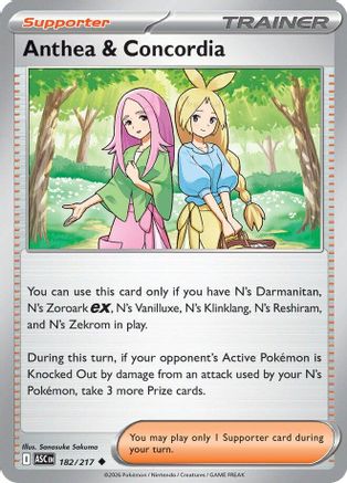 Anthea & Concordia (182/217) ME Ascended Heroes - Uncommon