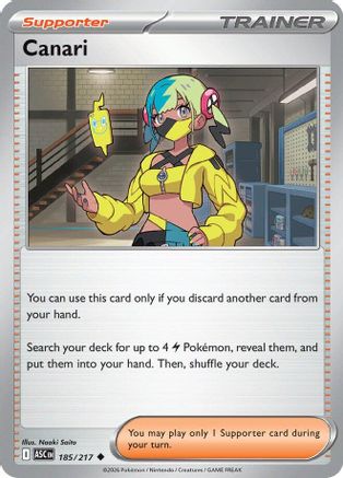 Canari (185/217) ME Ascended Heroes - Uncommon