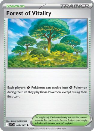 Forest of Vitality (188) ME Ascended Heroes - Uncommon