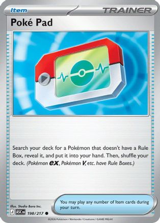 Poke Pad (198) - Reverse Holofoil ME Ascended Heroes - Common