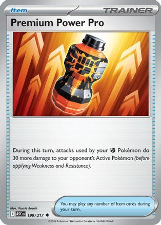 Premium Power Pro (199) - Reverse Holofoil ME Ascended Heroes - Uncommon