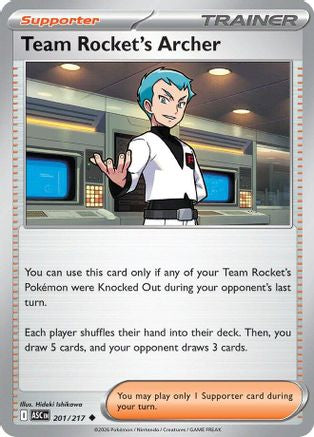 Team Rocket's Archer (201) ME Ascended Heroes - Uncommon
