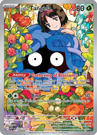 Erika's Tangela (218/217) - Holofoil ME Ascended Heroes - Illustration Rare
