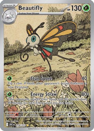 Beautifly (219/217) - Holofoil ME Ascended Heroes - Illustration Rare