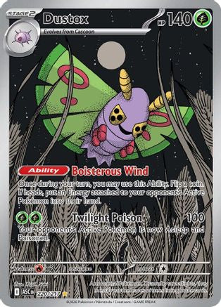 Dustox (220/217) - Holofoil ME Ascended Heroes - Illustration Rare