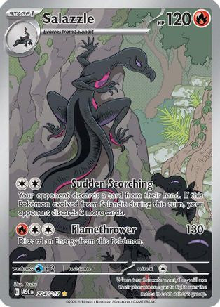 Salazzle (224/217) - Holofoil ME Ascended Heroes - Illustration Rare