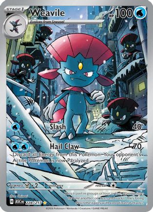 Weavile (228/217) - Holofoil ME Ascended Heroes - Illustration Rare