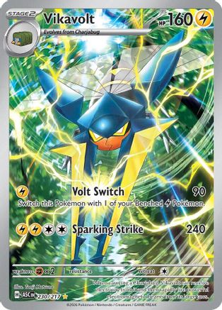 Vikavolt (230/217) - Holofoil ME Ascended Heroes - Illustration Rare