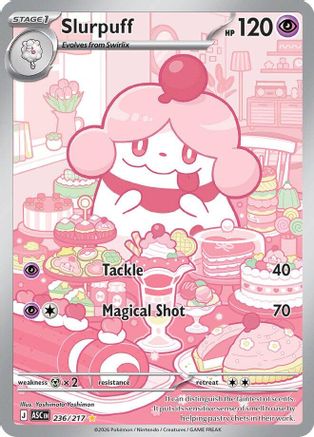 Slurpuff (236/217) - Holofoil ME Ascended Heroes - Illustration Rare