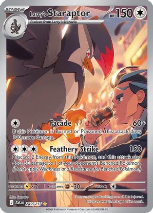 Larry's Staraptor (249/217) - Holofoil ME Ascended Heroes - Illustration Rare