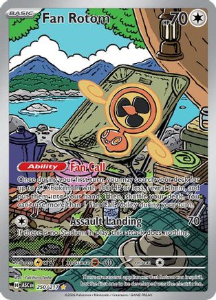 Fan Rotom (250/217) - Holofoil ME Ascended Heroes - Illustration Rare
